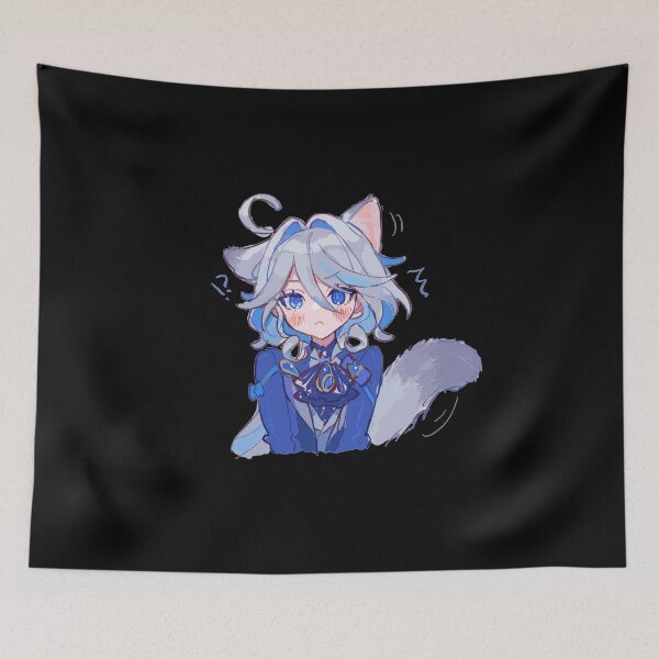 Item preview, Genshin Impact - Furina Pastel Art Cat Girl designed and sold by RussellStudio.