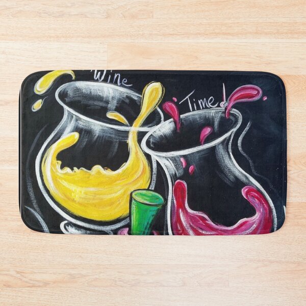 Item preview, Wine Time designed and sold by Artful Creations Shop.