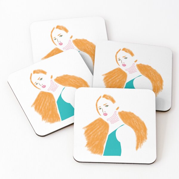 Item preview, Frizz Bliss | Hairstyle | Humor | Female Portrait | Minimalist Art | designed and sold by geetasadashivan.