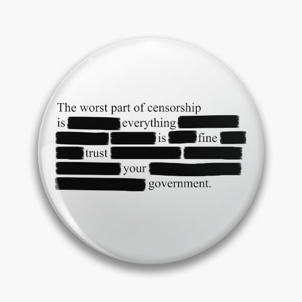 Item preview, Trust you government (censorship) designed and sold by GreenGuyTees.