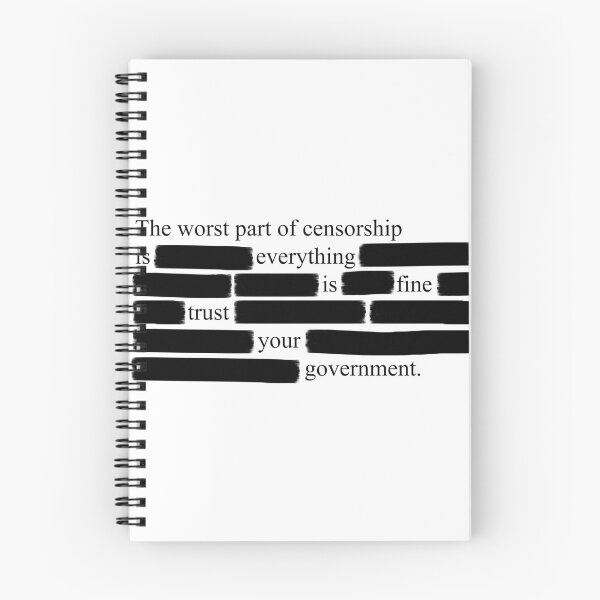 Item preview, Trust you government (censorship) designed and sold by GreenGuyTees.