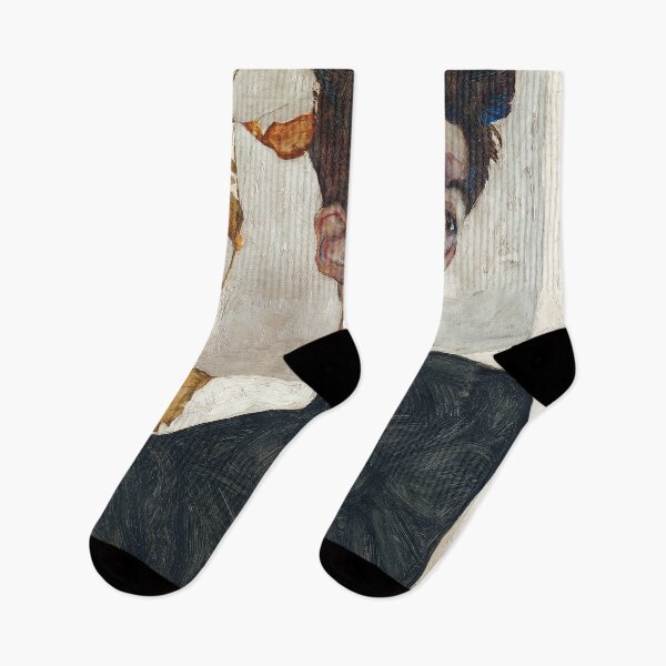 Item preview, Egon Schiele Self-Portrait with Physalis 1912 - Fine Art Print designed and sold by Under-TheTable.