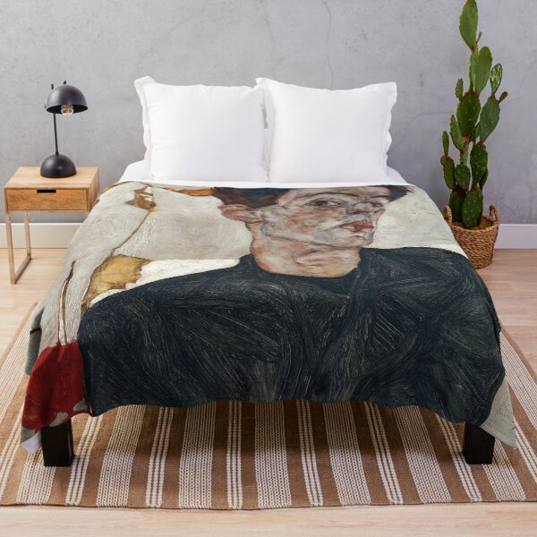 Item preview, Egon Schiele Self-Portrait with Physalis 1912 - Fine Art Print designed and sold by Under-TheTable.