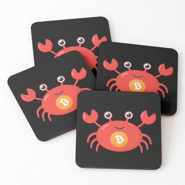 Item preview, Bitcoin Crypto Crab designed and sold by CryptoFIRE.