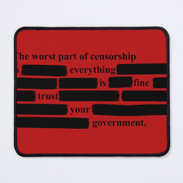Item preview, Fake News Censorship designed and sold by GreenGuyTees.