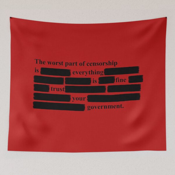 Item preview, Fake News Censorship designed and sold by GreenGuyTees.