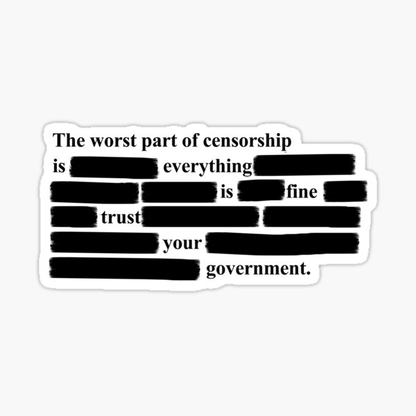 Artikel-Vorschau von Fake-News-Zensur, designt und verkauft von GreenGuyTees.