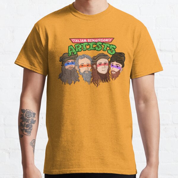 Science Turtles T-Shirts Mutant Masters T shirt men Renaissance
