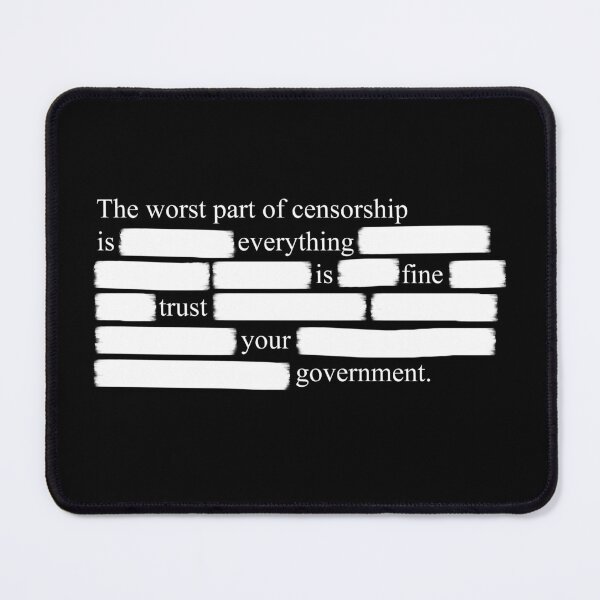 Item preview, Censored Government document (Trust Your Government) designed and sold by GreenGuyTees.