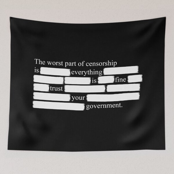 Item preview, Censored Government document (Trust Your Government) designed and sold by GreenGuyTees.