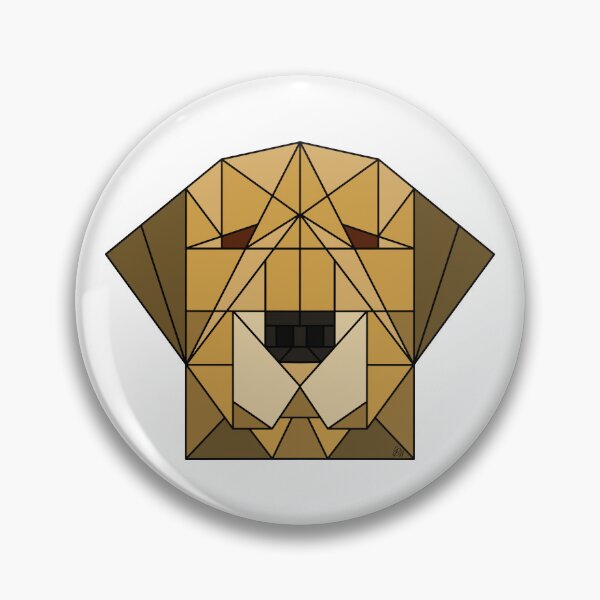 Item preview, Labrador Dog - Geometric Abstract Art designed and sold by James Bogner.