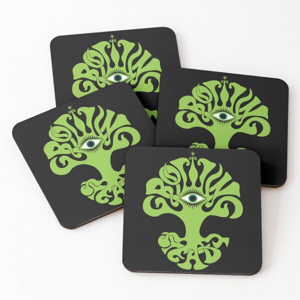Item preview, psychedelic tree growing steady green sixties future eye designed and sold by Luzi Illustrella.