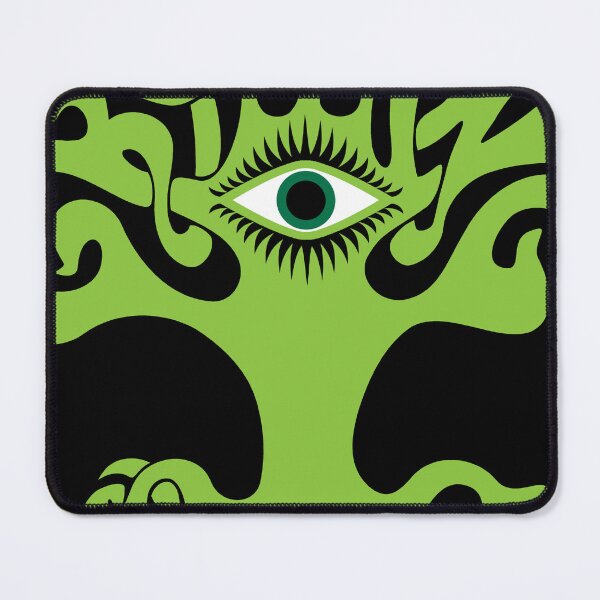 Item preview, psychedelic tree growing steady green sixties future eye designed and sold by Luzi Illustrella.