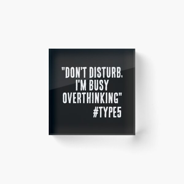 Item preview, Enneagram Type 5 Funny Quote Busy Overthinking The Investigator The Observer designed and sold by JapanBubble.