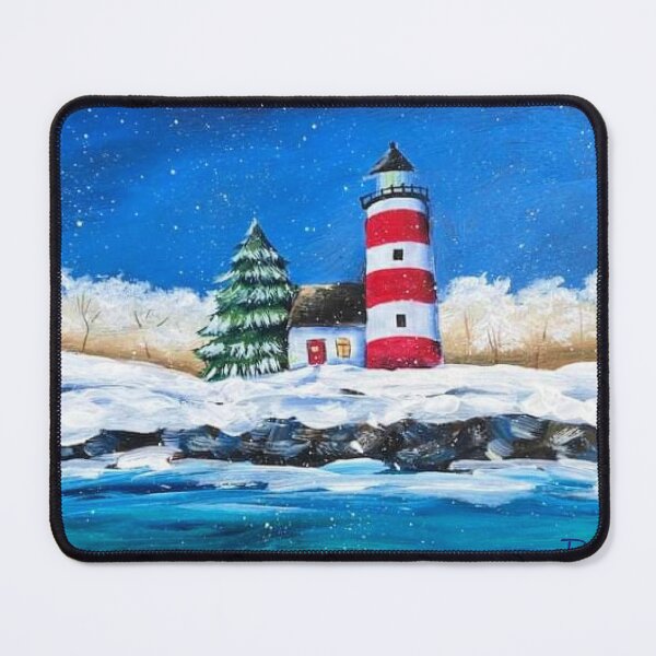 Item preview, Lighthouse Holiday designed and sold by Artful Creations Shop.
