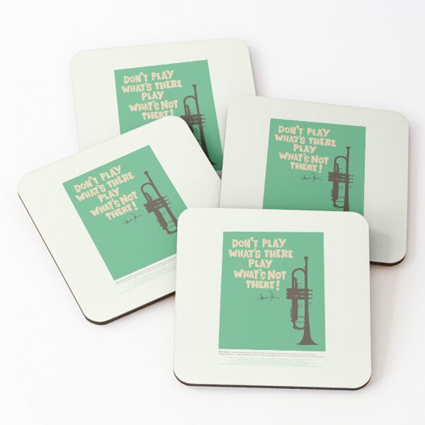 Item preview, Miles Davis - Playing What's Not There - Quote from a Jazz Legend designed and sold by Boogosh.