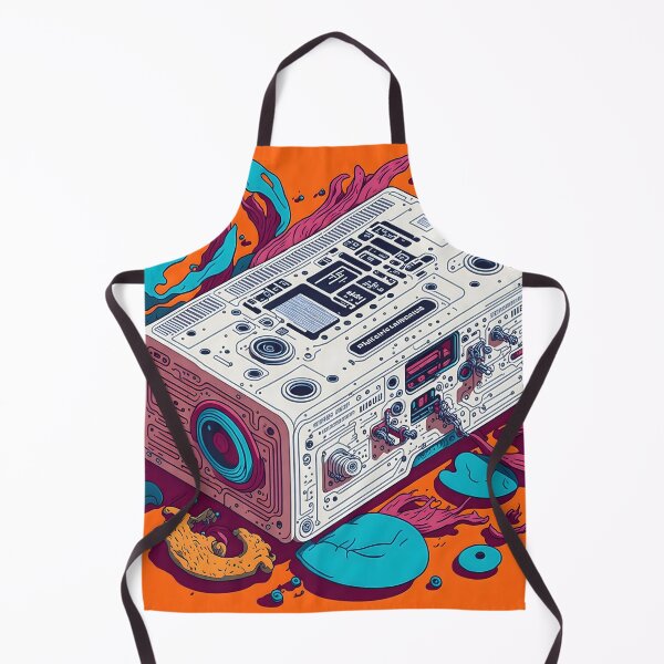 Item preview, The title artwork for the vector art illustration of a 90's radio perfectly captures the nostalgia and retro charm of that era. designed and sold by Best-Art-32.