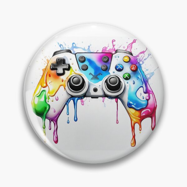 Item preview, Video Game Controller Watercolour Dripping designed and sold by druidwolfart.