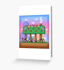 Super Mario World Greeting Card