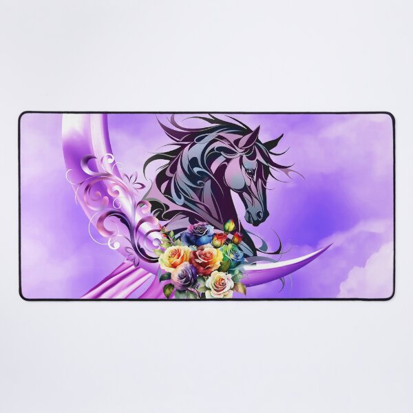 Item preview, Elegant colorful wild horse designed and sold by nicky2342.