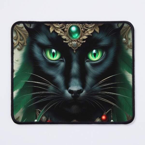 Item preview, Extravagant ornate Halloween cat portrait designed and sold by 4Seasons.