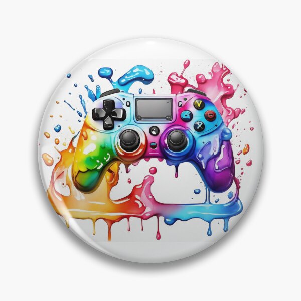 Item preview, Video Game Controller Watercolour Dripping designed and sold by druidwolfart.