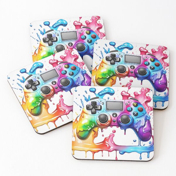 Item preview, Video Game Controller Watercolour Dripping designed and sold by druidwolfart.