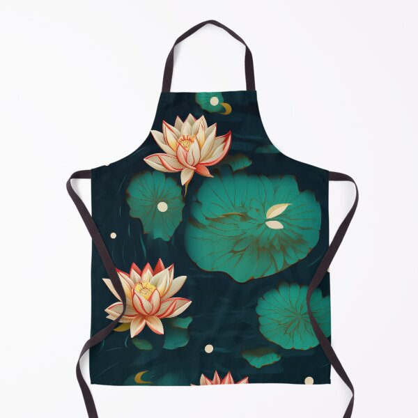Item preview, Emerald Serenity: Lotus Adrift in Green Waters designed and sold by 21 Dragonflies.