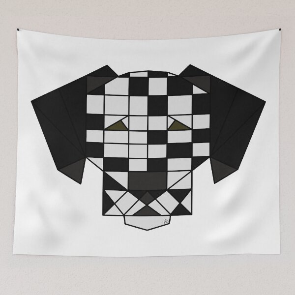 Item preview, Dalmation - Geometric Abstract Art designed and sold by James Bogner.