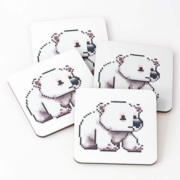 Item preview, Pixel Polar Bear designed and sold by mancikart.