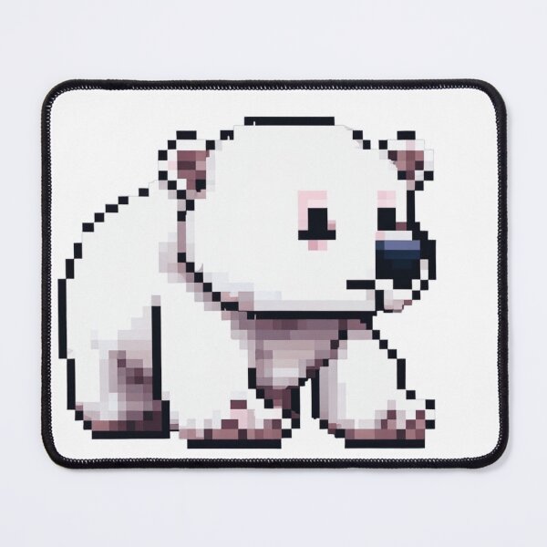 Item preview, Pixel Polar Bear designed and sold by mancikart.