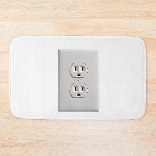 Item preview, fake electric plug sticker designed and sold by GreenGuyTees.