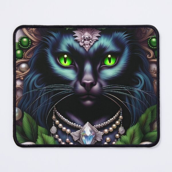 Item preview, Extravagant ornate Halloween cat portrait designed and sold by 4Seasons.