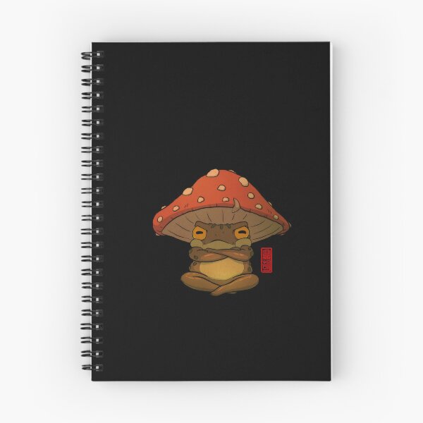 Item preview, toad in toadstool hat art no background designed and sold by DingHuArt.
