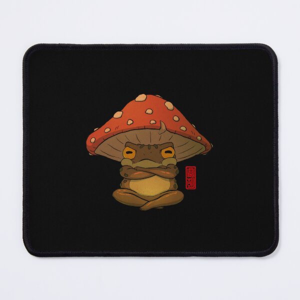 Item preview, toad in toadstool hat art no background designed and sold by DingHuArt.