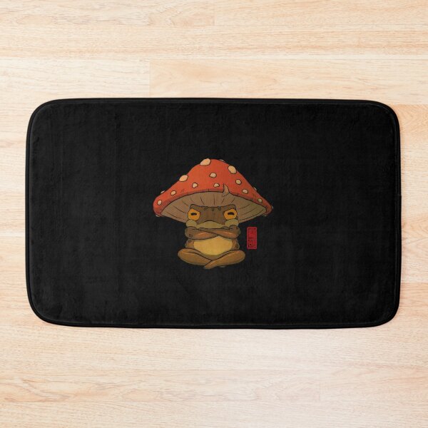 Item preview, toad in toadstool hat art no background designed and sold by DingHuArt.
