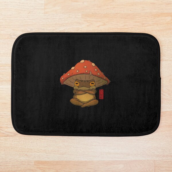Item preview, toad in toadstool hat art no background designed and sold by DingHuArt.