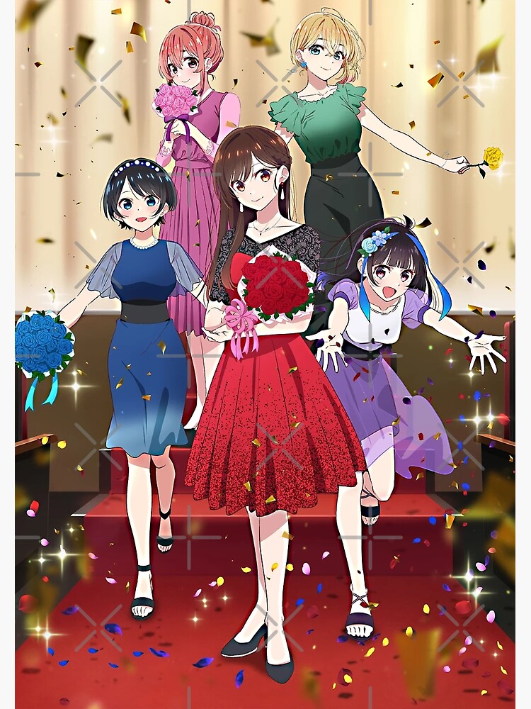 Kanojo, Okarishimasu anime - Rent A Girlfriend Poster for Sale by B-love