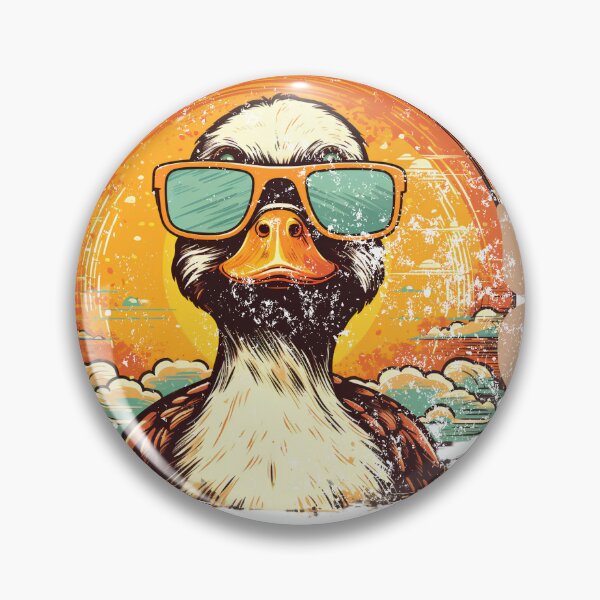 Item preview, Retro Duck designed and sold by GirlGlowGraphic.