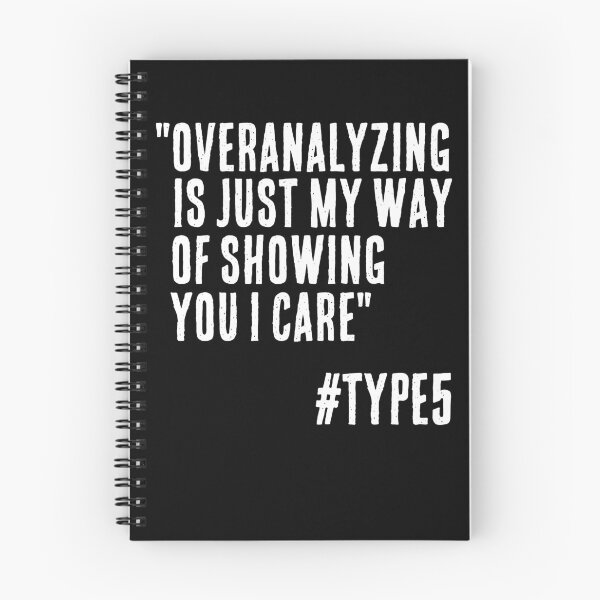 Item preview, Enneagram Type 5 Funny Quote Overanalyzing is Showing I Care The Investigator The Observer designed and sold by JapanBubble.