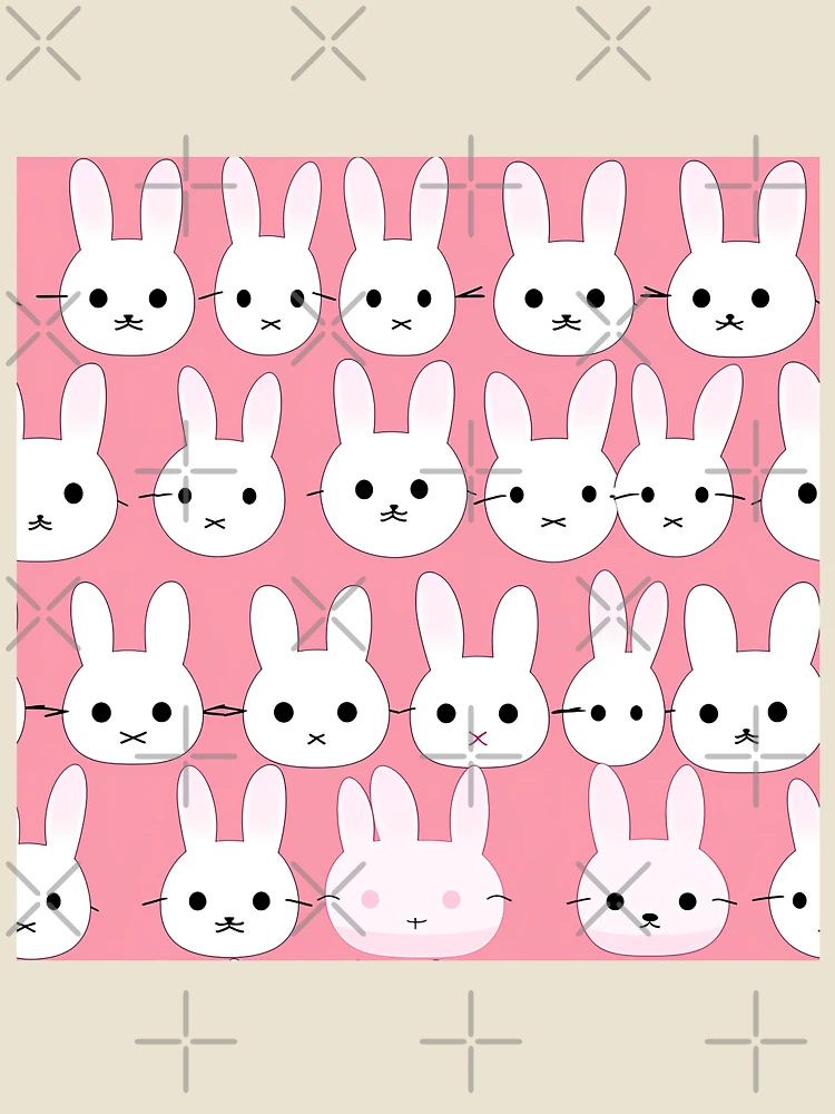 Thumbnail 4 of 4, Relaxed T-Shirt, Pink Rabbit Reverie designed and sold by BOSSPPDESIGN.