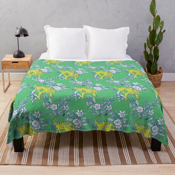 Item preview, Bengal tiger, tiger ,animal ,African ,safari ,flowers ,vivid ,floral ,botanical ,garden designed and sold by letsgow8th.