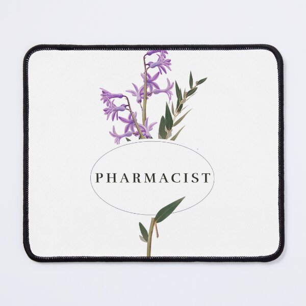Item preview, Pharmacist Pretty Purple Flower Design designed and sold by PharmDLight.