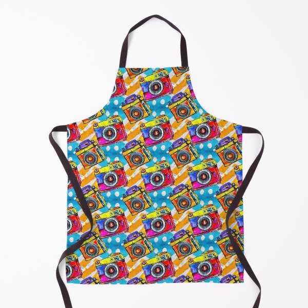 Item preview, Retro Pop Art Camera Pattern designed and sold by GooGooPop.