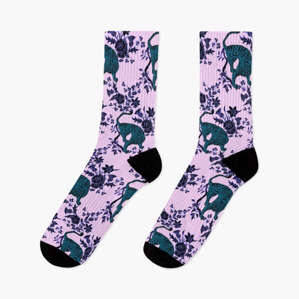 Item preview, Bengal tiger, tiger ,animal ,African ,safari ,flowers  ,vivid ,floral ,botanical ,garden designed and sold by letsgow8th.