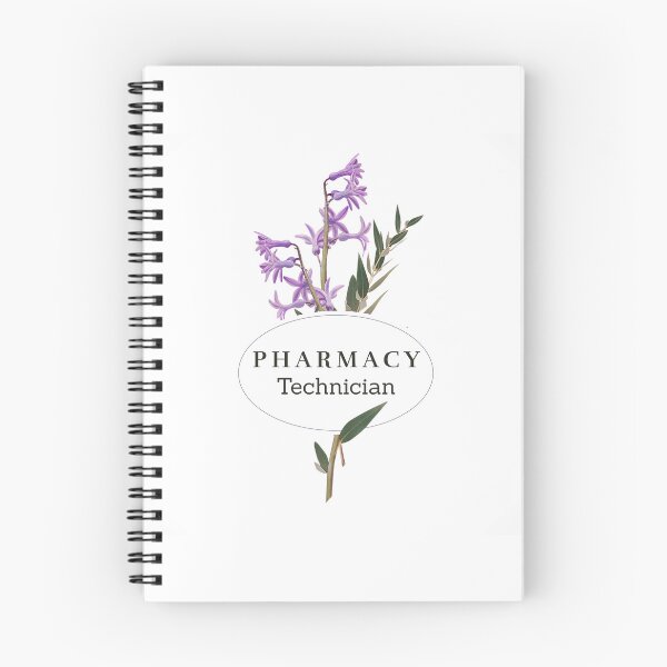 Item preview, Pharmacy Technician Pretty Purple Flower Design designed and sold by PharmDLight.