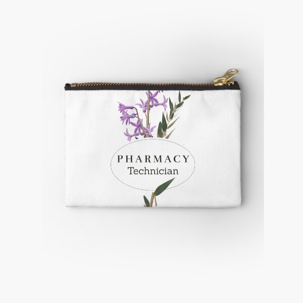 Item preview, Pharmacy Technician Pretty Purple Flower Design designed and sold by PharmDLight.