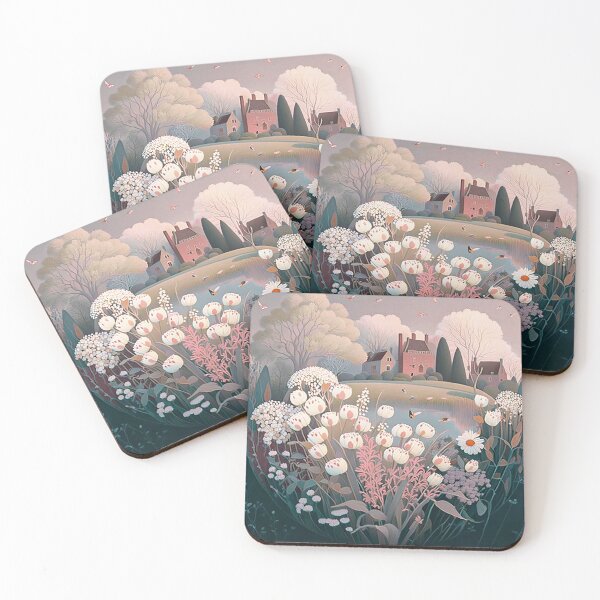 Item preview, Ephemeral Blooms: Delicate, Ever-Changing Floral Shapes in a Gentle Loop designed and sold by PaintbrushPlace.