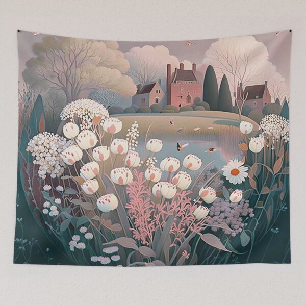 Item preview, Ephemeral Blooms: Delicate, Ever-Changing Floral Shapes in a Gentle Loop designed and sold by PaintbrushPlace.