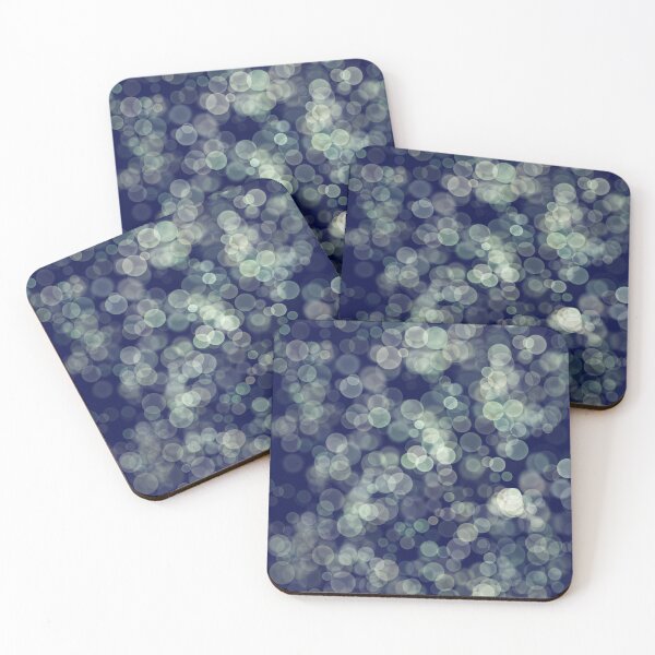 Item preview, Bokeh Bubbles on a Navy Blue Background designed and sold by Darkchilliart.